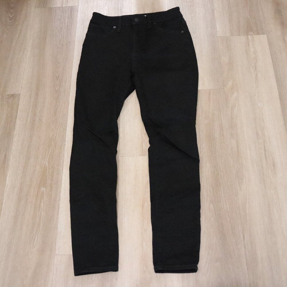 Madewell curvy high-rise black skinny jeans